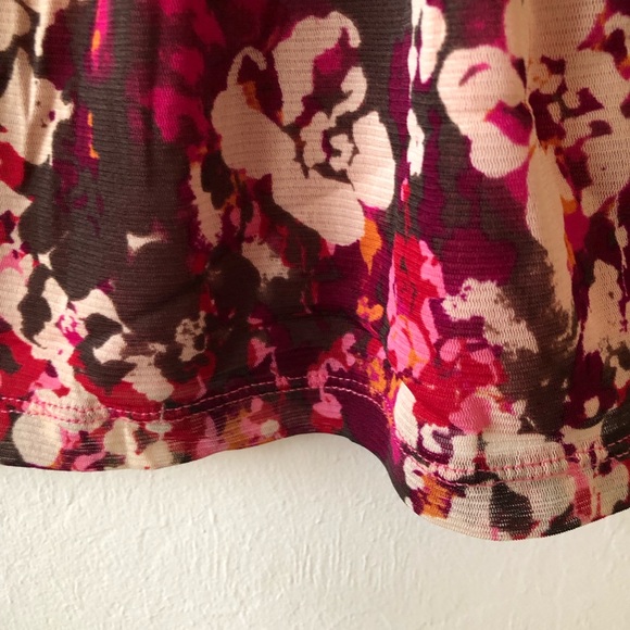 LIZ & CO Womens Semi Sheer Lined Semi Loose Top Size Medium 3/4 Sleeves - Picture 6 of 12